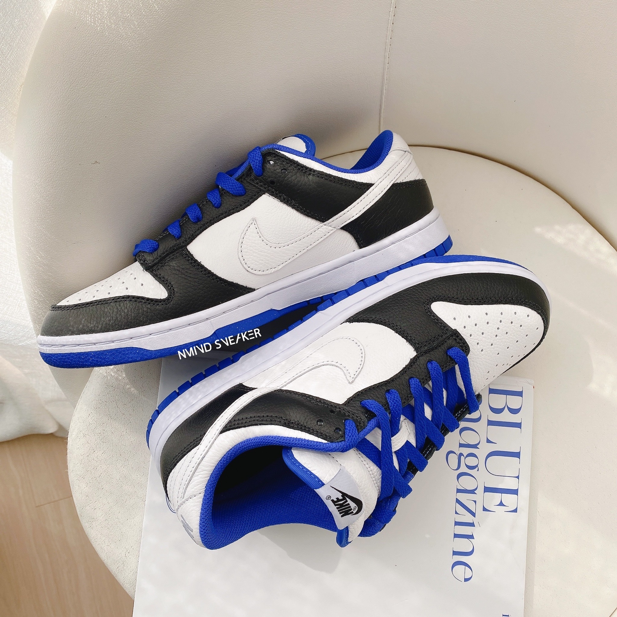 Nike Dunk Low White Black Blue FD9064-110 
