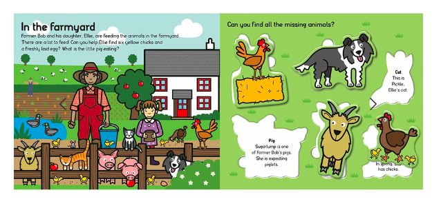 益智拼圖書｜農場動物園