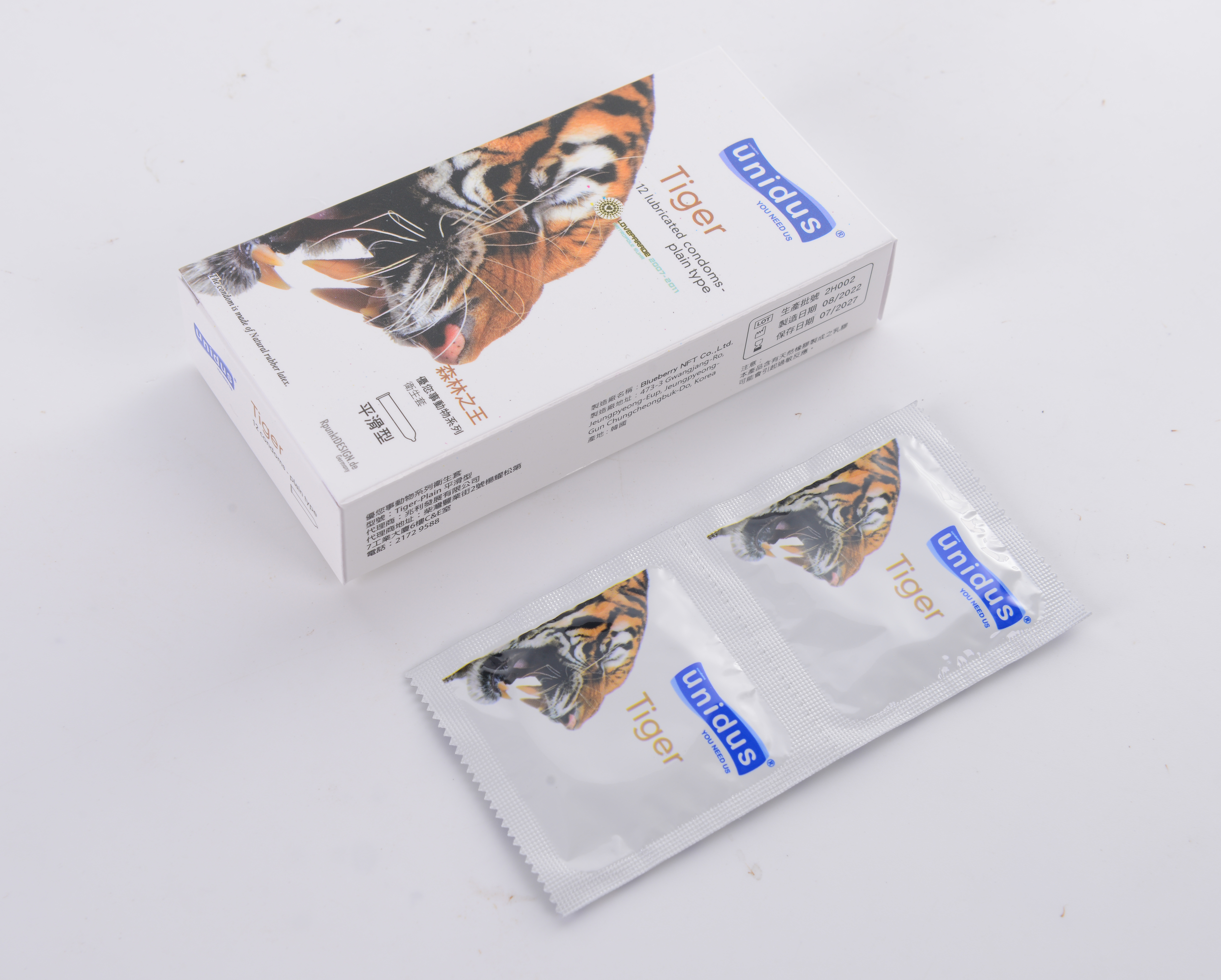 Unidus 森林之王 12 片裝 乳膠安全套