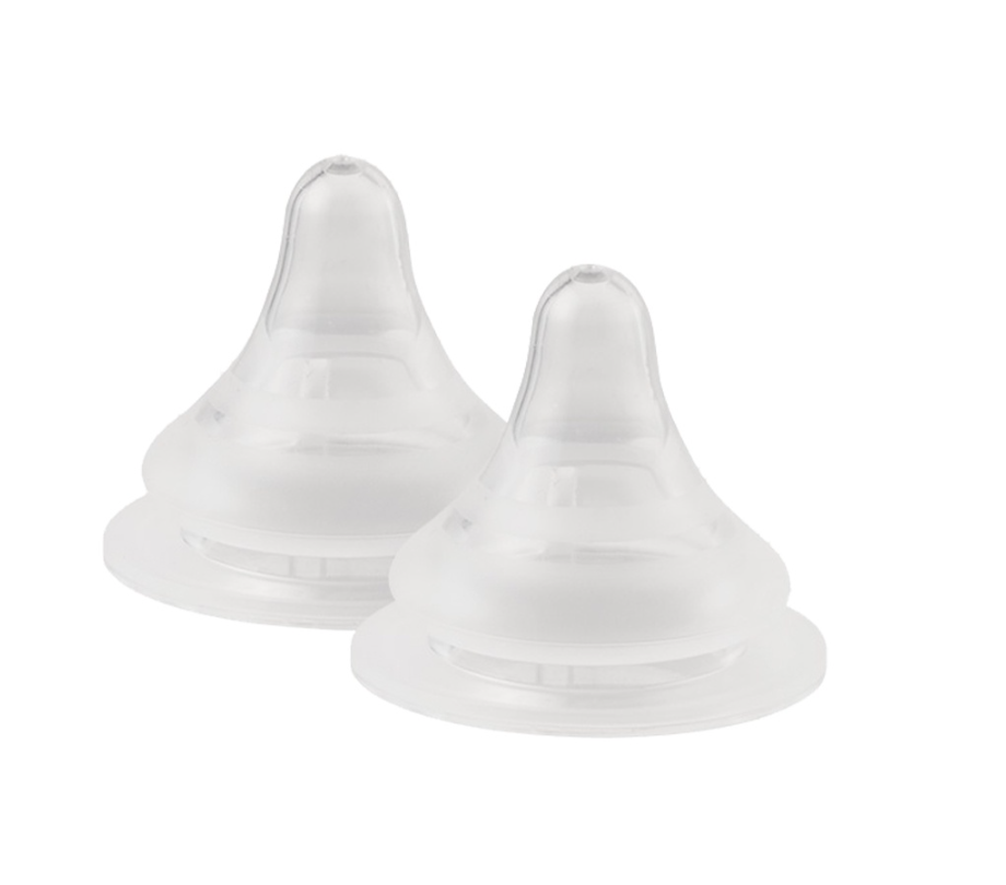 MOTHER-K 寬口防脹氣奶嘴2入裝(Step5)-8個月+