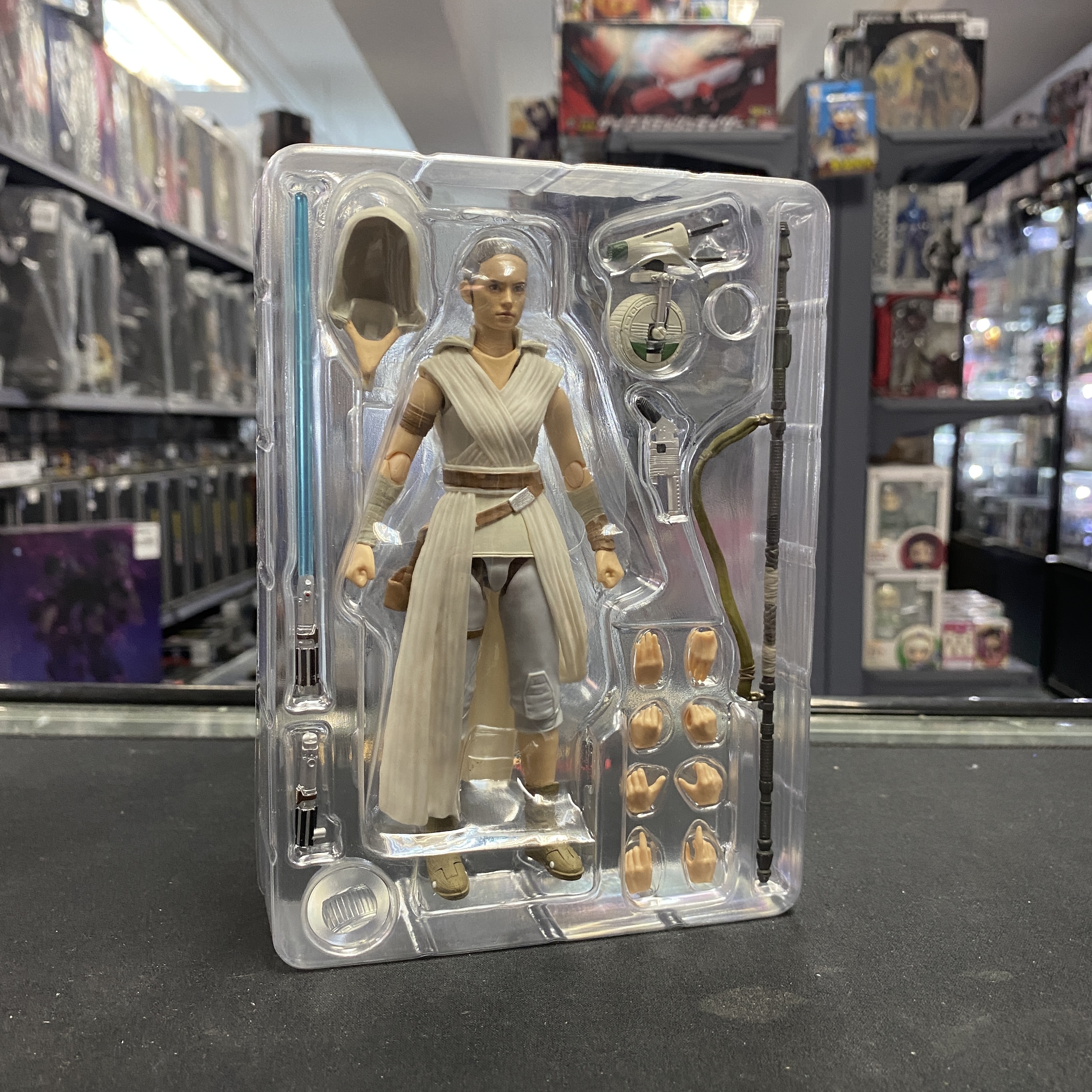 寄賣其它-SHF Star Wars Rey (The Rise of Skywalker) 星球大戰 白