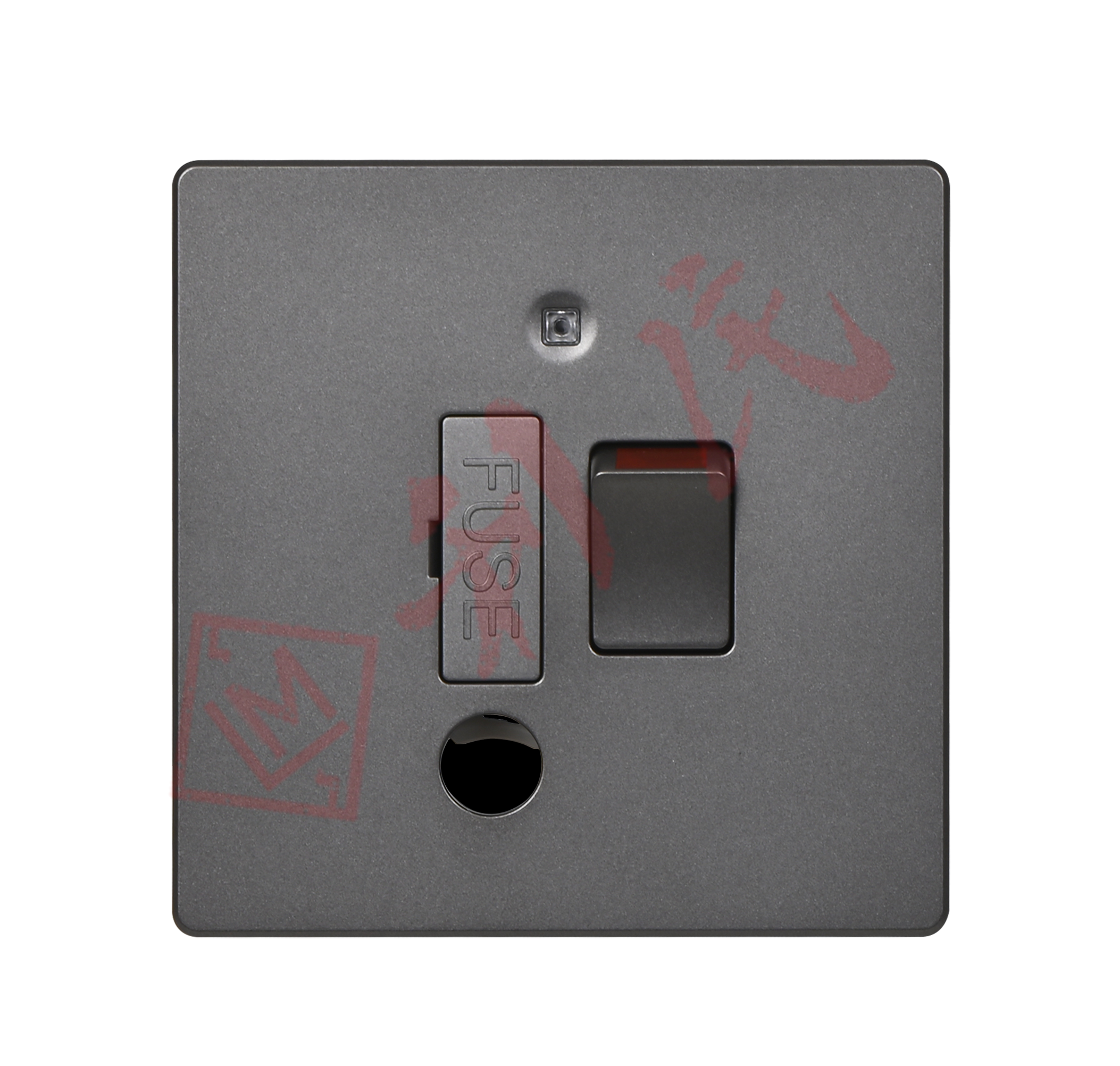 MK ARIA 13A 雙極開關保險菲士接線蘇(帶霓虹燈指示器) (白色/太空金/太空灰/太空黑)