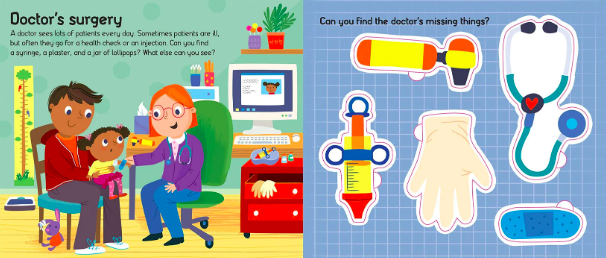 益智拼圖書｜小小醫生