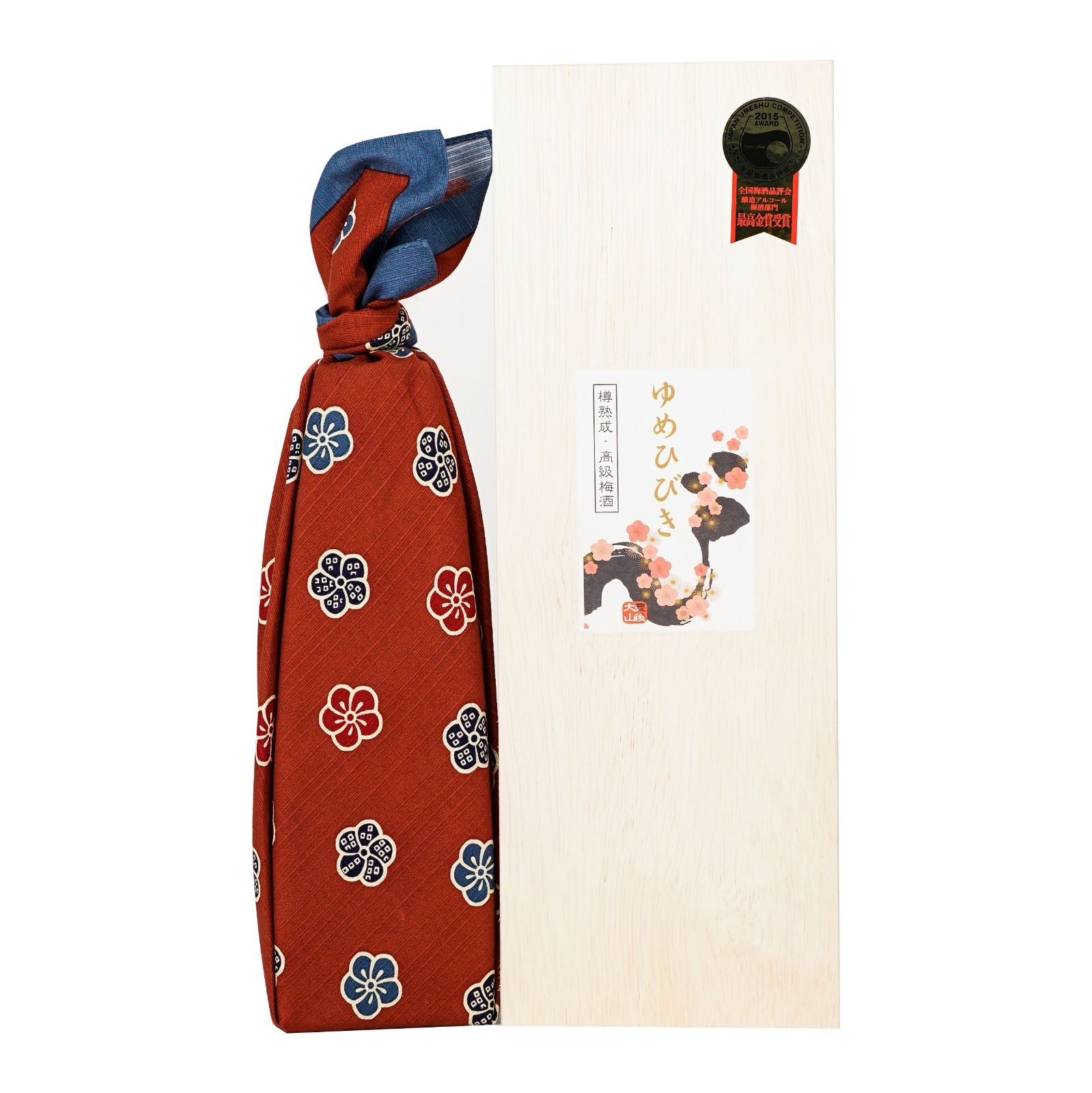 大山夢工房 5年熟成 ゆめひびき 高級梅酒 500ml (木盒裝)