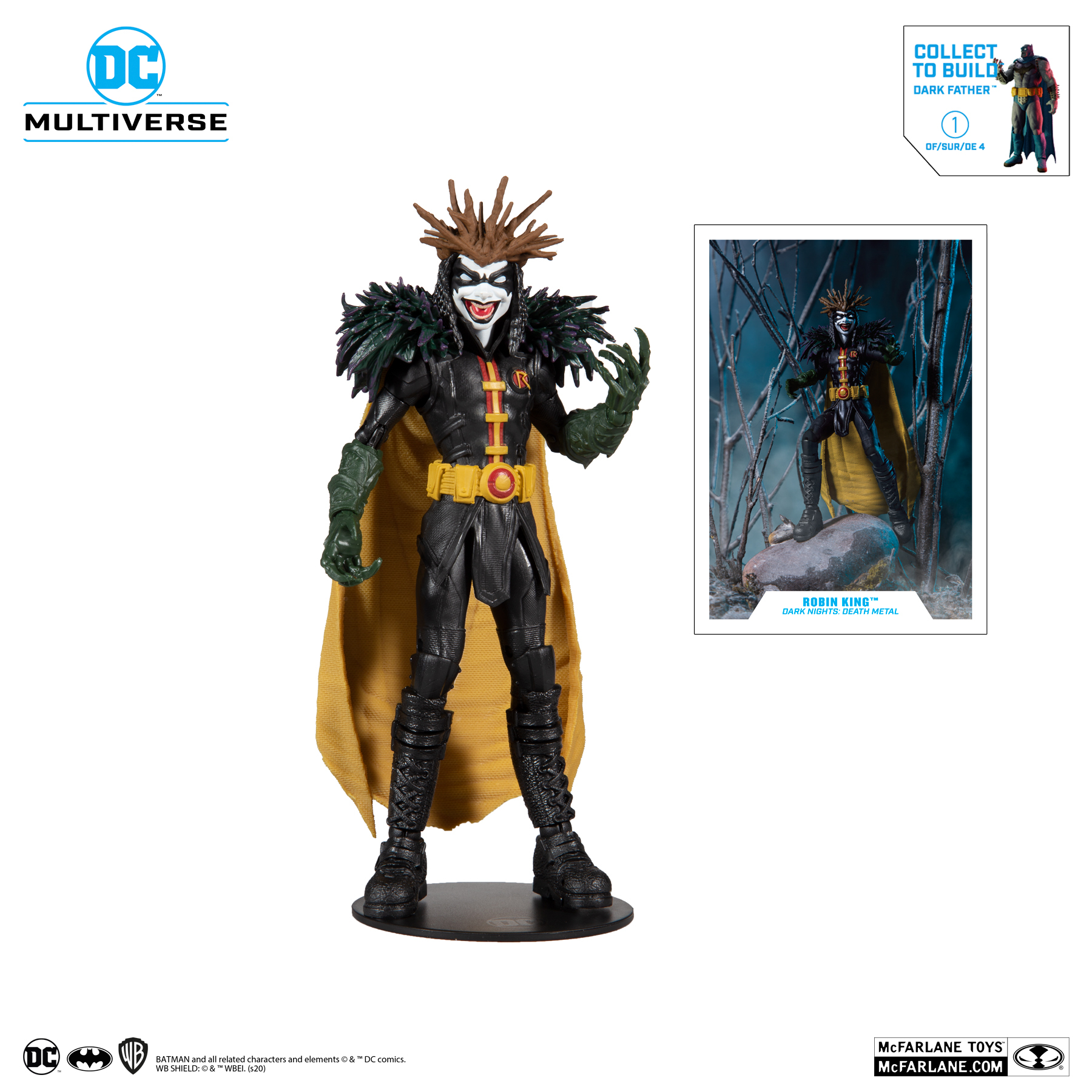 McFarlane Toy DC Death Metal Build-A (Dark Father.)羅賓 7' 模型