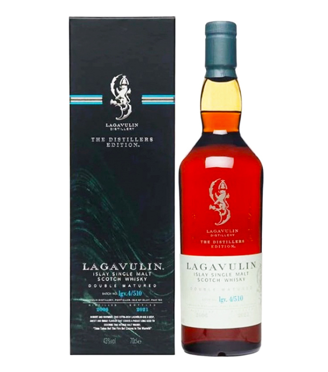 Lagavulin 2006 (Bottled 2021) Distillers Edition Double Matured Single Malt Scotch Whisky 700mL