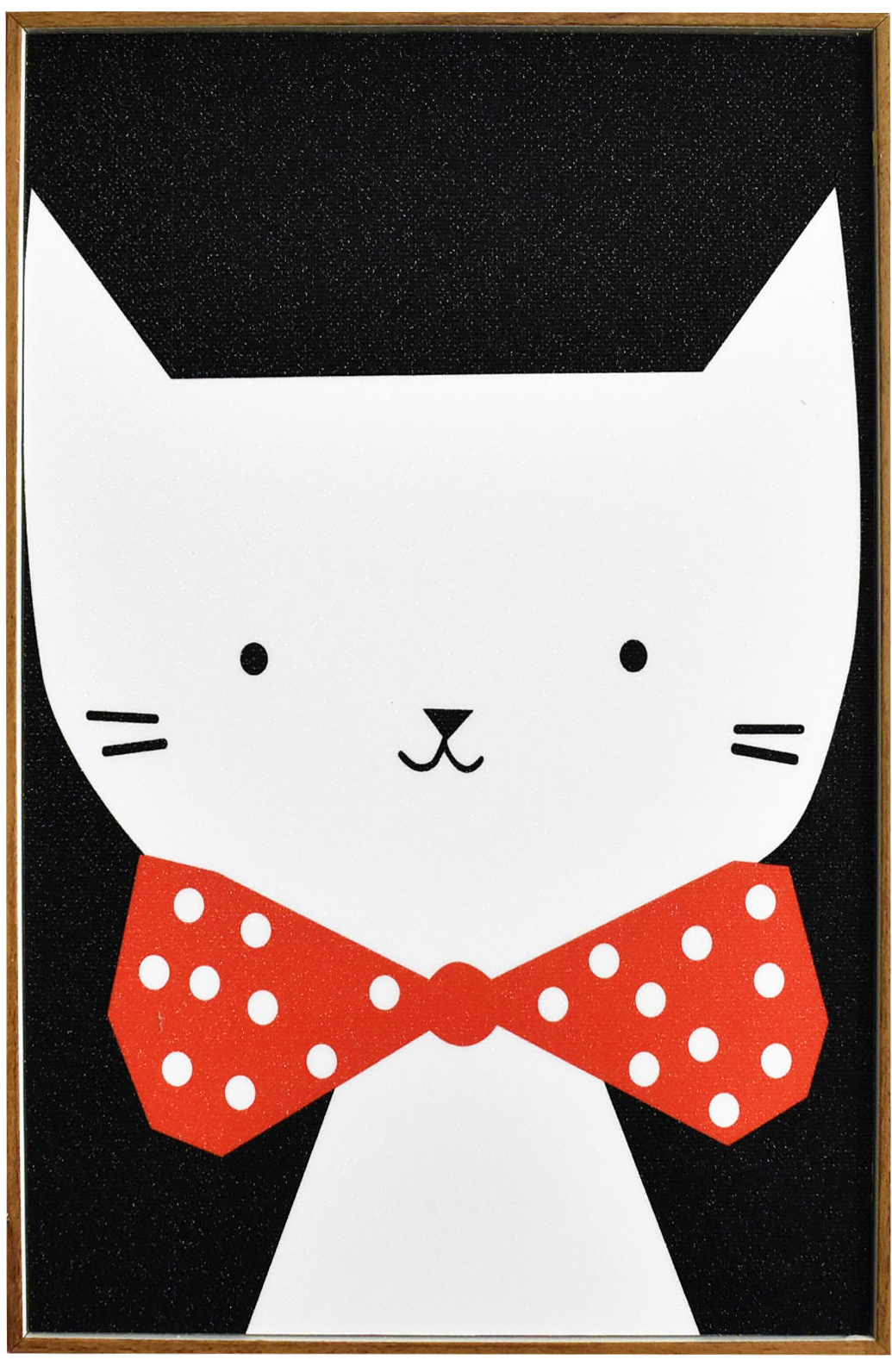 69折 - 北歐生活版畫有框畫19x29-俏皮貓咪WA55-3/單幅