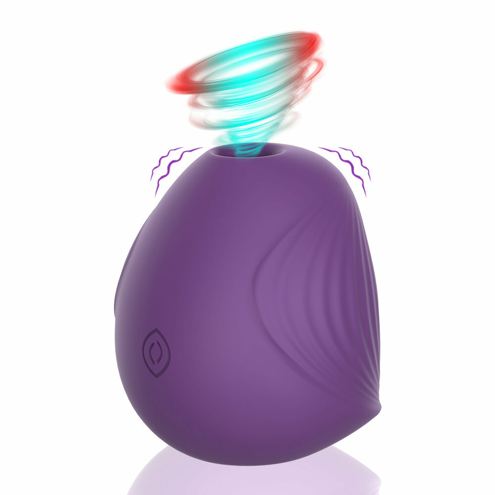 〔可愛不露骨〕PureJoy 渡渡鳥吸啜震動器 （紅色/紫色)