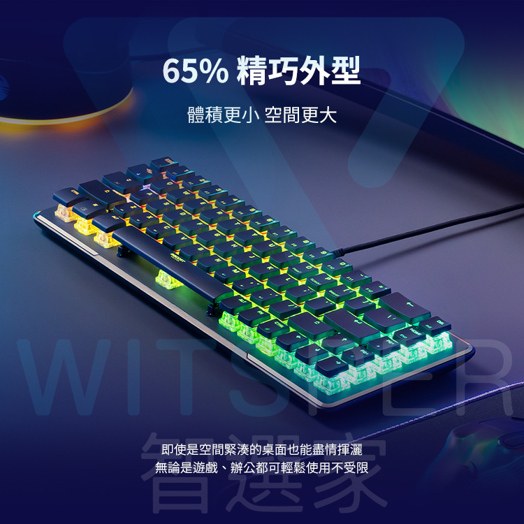 ROCCAT Vulcan II Mini 機械電競鍵盤丨WitsPer 智選家