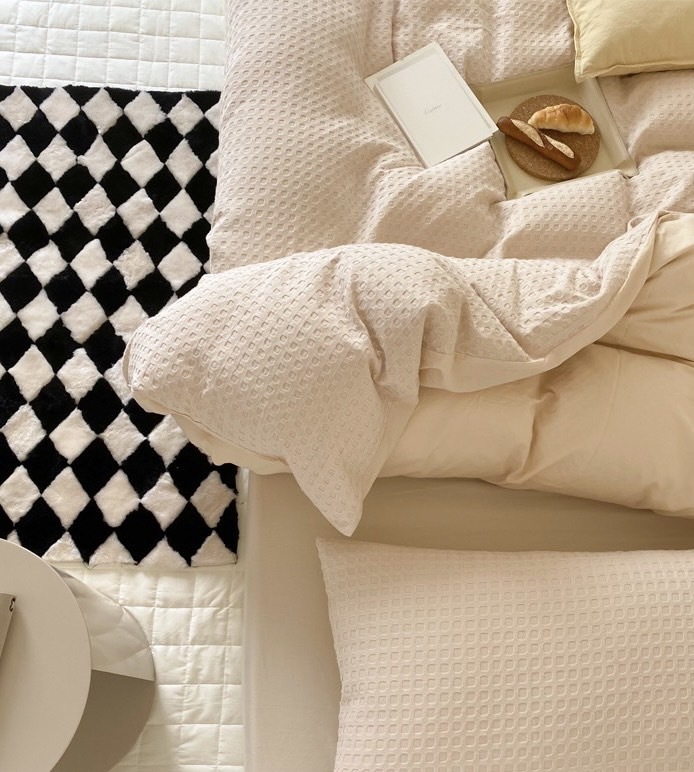 《1027》比利時肌理感華夫格水洗全棉套組