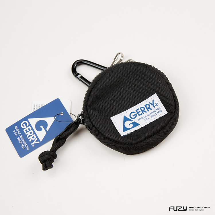 日本限定 GERRY 圓形零錢包 (有鐵扣環、鑰匙扣) 【 FUZY 】- B205073