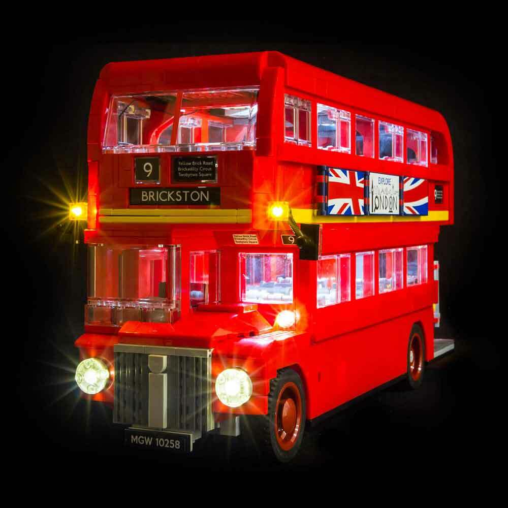 MOC LED light for 10258: London Bus