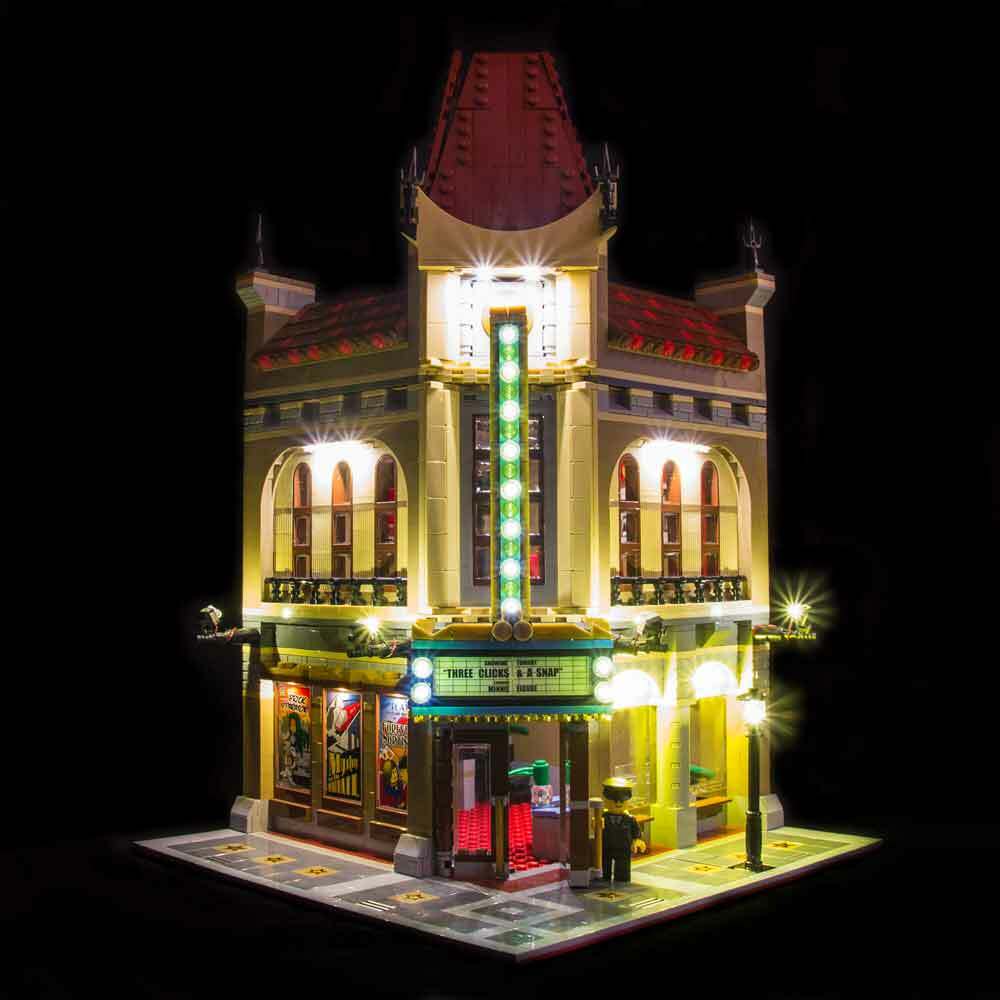 MOC LED light for LEGO 10232: Palace Cinema
