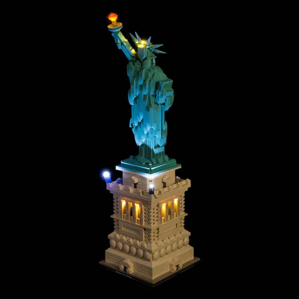 MOC LED light for LEGO 21042: Statue of Liberty