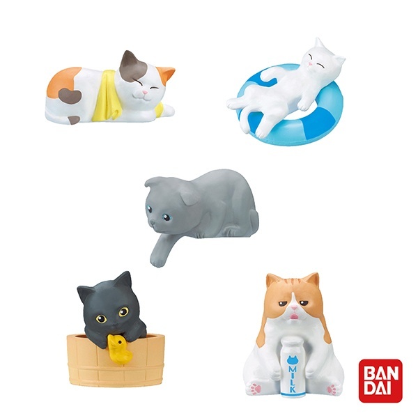 【樂森藥局】溫泉貓 入浴球 (5款隨機)日本正版 卡通入浴球 現貨 入浴 泡澡球 5236