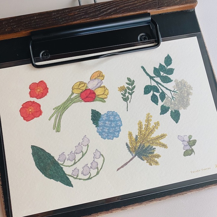 米津祐介 花朵 明信片 ｜日本Greeting Life