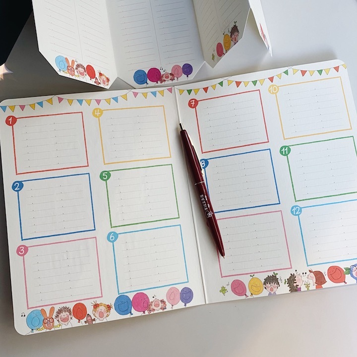 COCO醬 紀念日大本本 紀念紙版夾｜日本Greeting Life