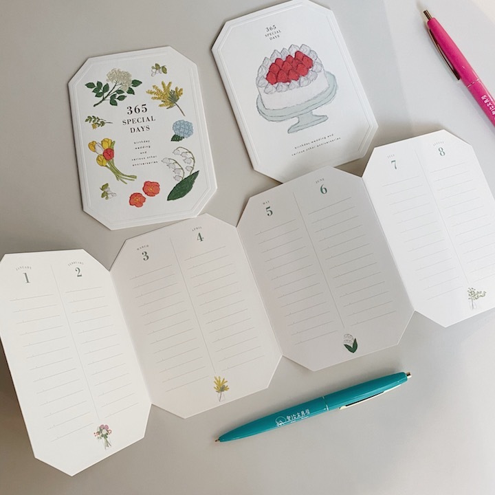 特別日 紀念日小本本｜日本Greeting Life