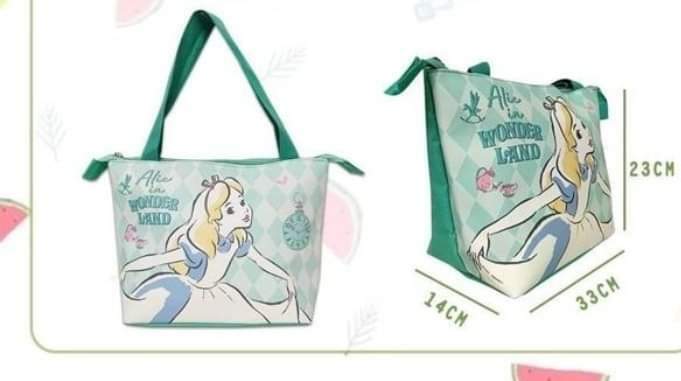 台灣迪士尼卡通前皮手提袋