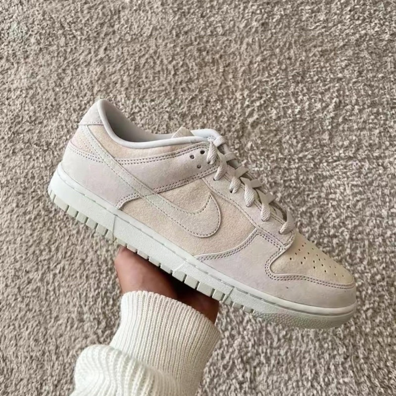 <現貨> NIKE DUNK LOW RETRO PRM 奶灰色 麂皮 DD8338-001