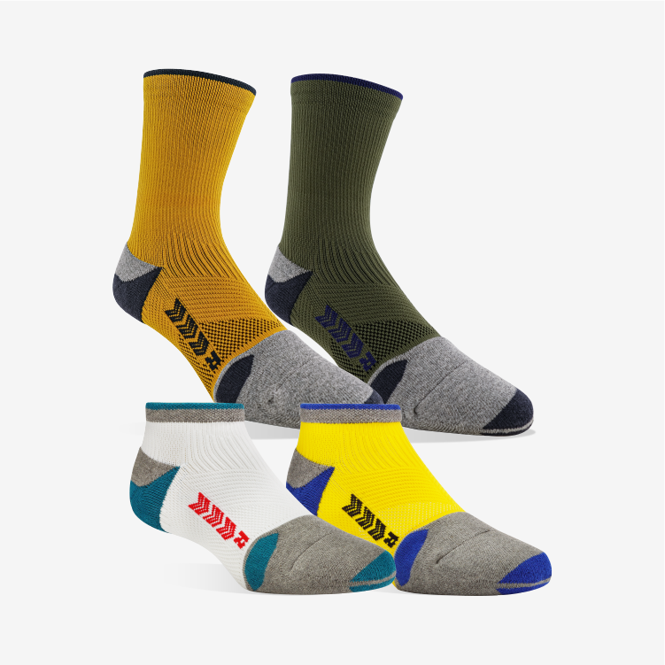 Men's BAREFOOT Series Socks: 4-Pack|CHEGO