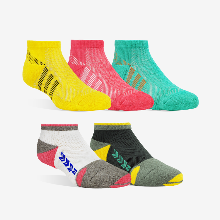 Women's Athletic Socks: 5-Pack, Free Shipping|CHEGO