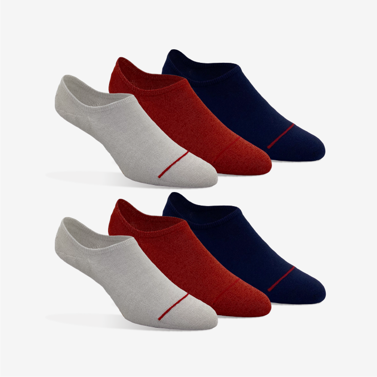 Women's STAYON No Show Socks 6PackCHEGO