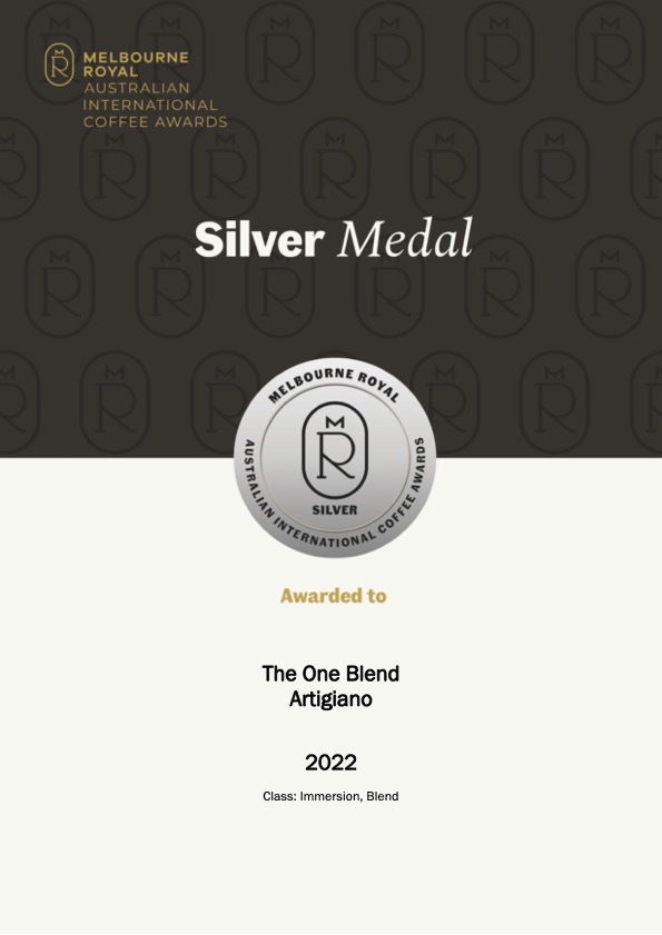 【淺烘焙-直火】AICA澳洲國際烘豆賽 銀奬 The One Blend