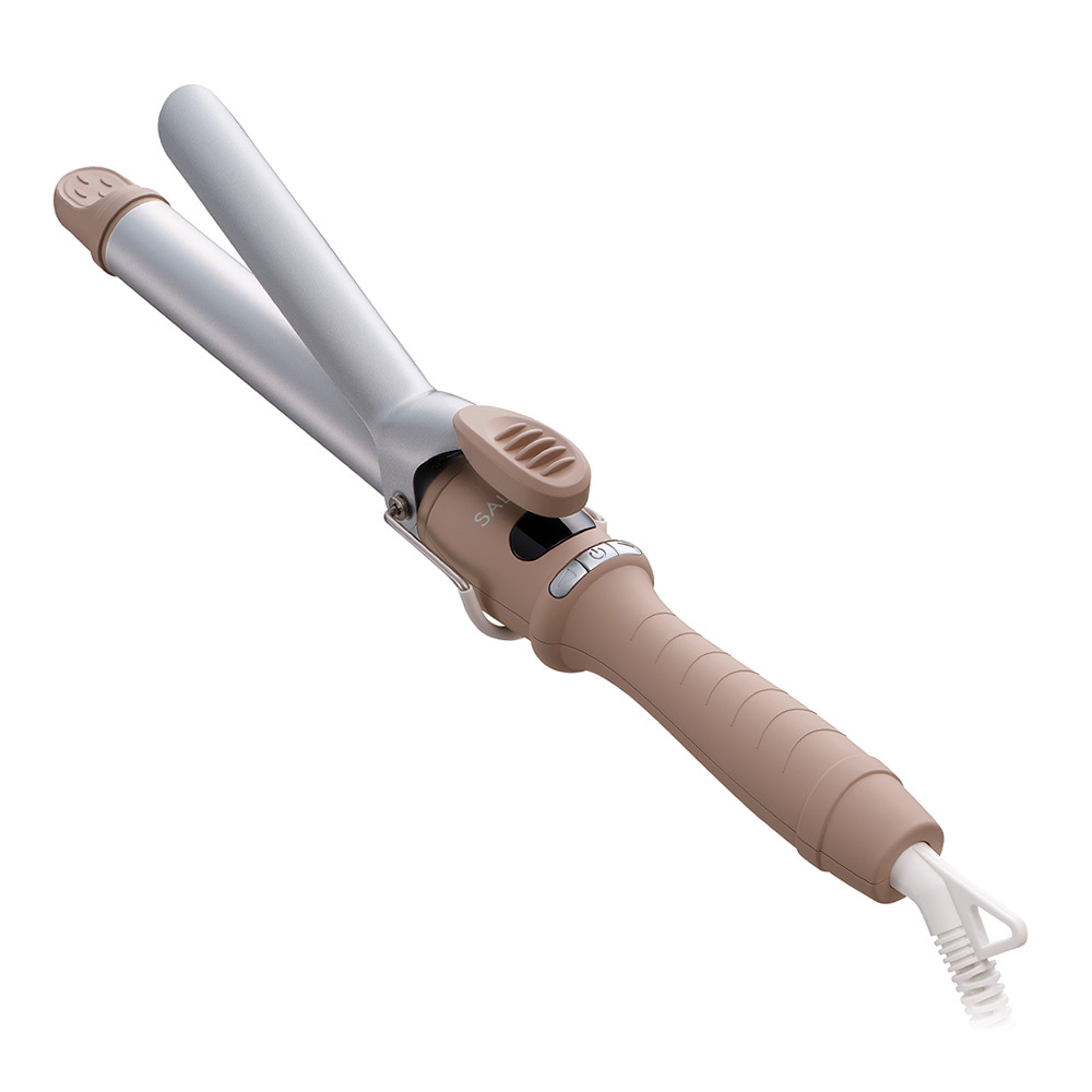 SALONIA Ceramic Curling Hair Iron (Beige) SALONIA 曲髮捲髮棒(淺棕色)(淨曲髮) 25mm/32mm