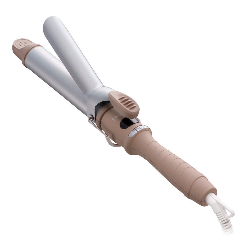 SALONIA Ceramic Curling Hair Iron (Beige) SALONIA 曲髮捲髮棒(淺棕色)(淨曲髮) 25mm/32mm
