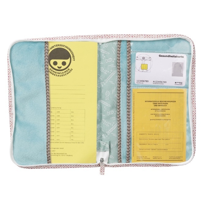 【樂森藥局】德國 babyFEHN 芬恩 好夥伴系列母子手冊包 安撫巾 棉柔材質