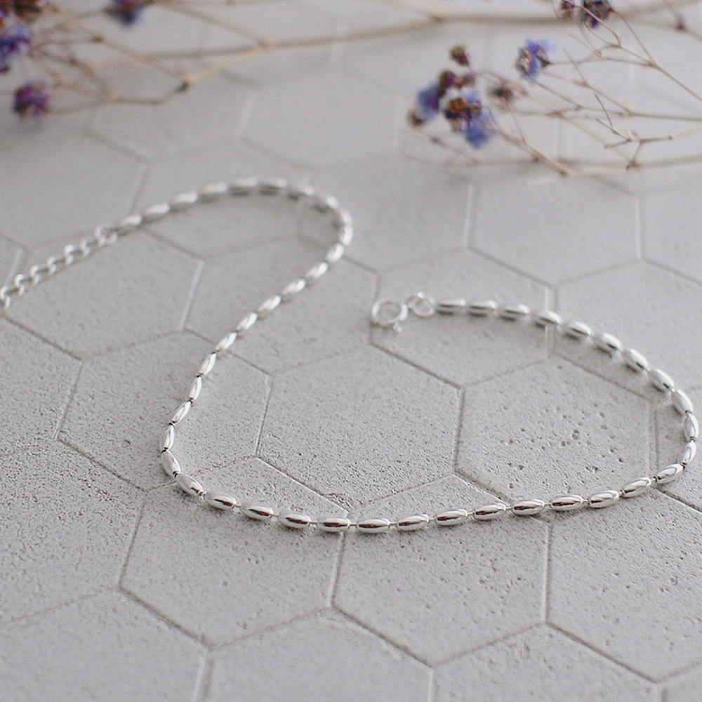 稻禾之歌純銀腳鍊/SA817