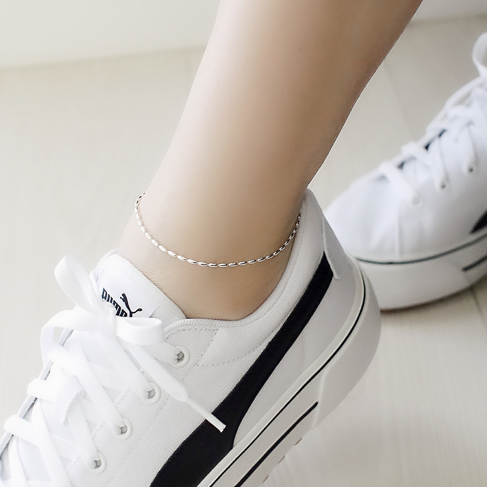 稻禾之歌純銀腳鍊/SA817