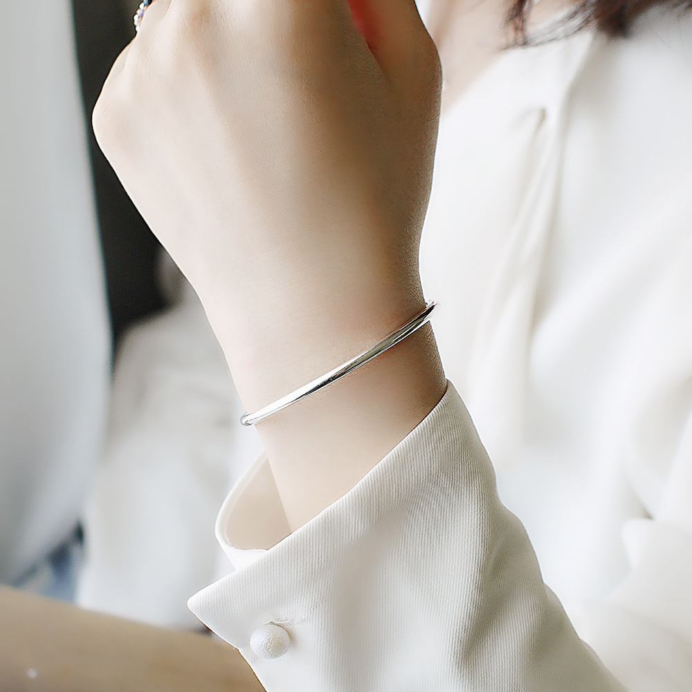 簡單幸福純銀手環/SB031