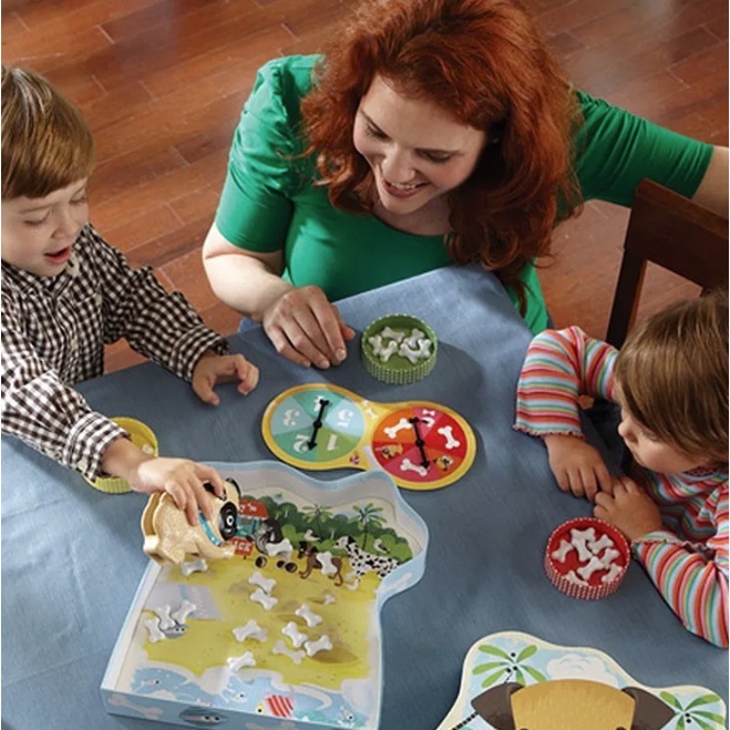 【樂森藥局】美國 Educational Insights小狗雪碧的零食大戰 桌遊 4歲以上 合家歡 初階加減 英文字母