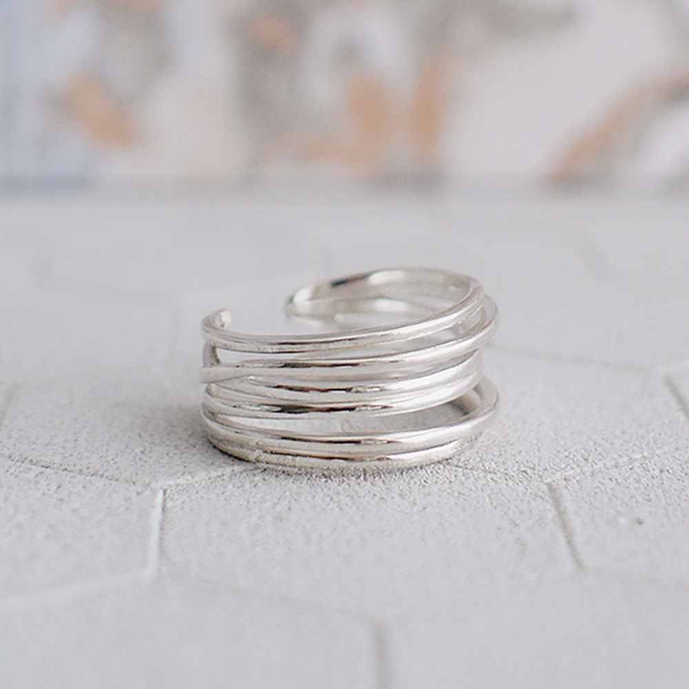 斑駁記憶純銀戒指/SR955