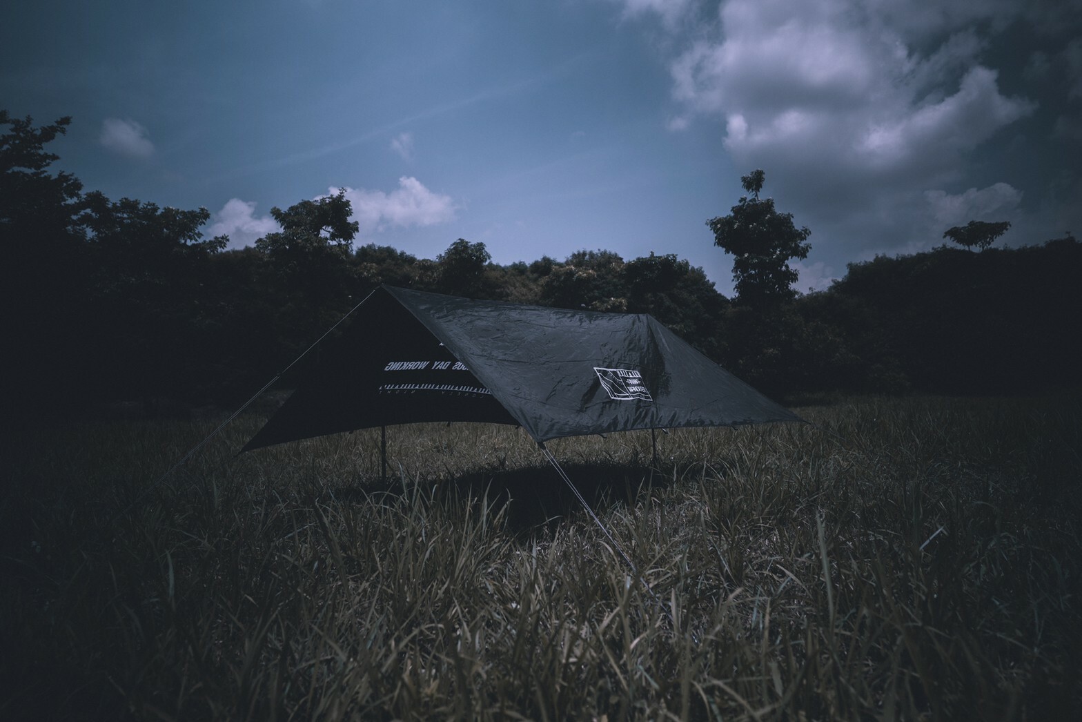 台灣 ANiMA WANDERER BLN-17 Logo Daluan Tarp - BLK 黑化輕量天幕 2.0