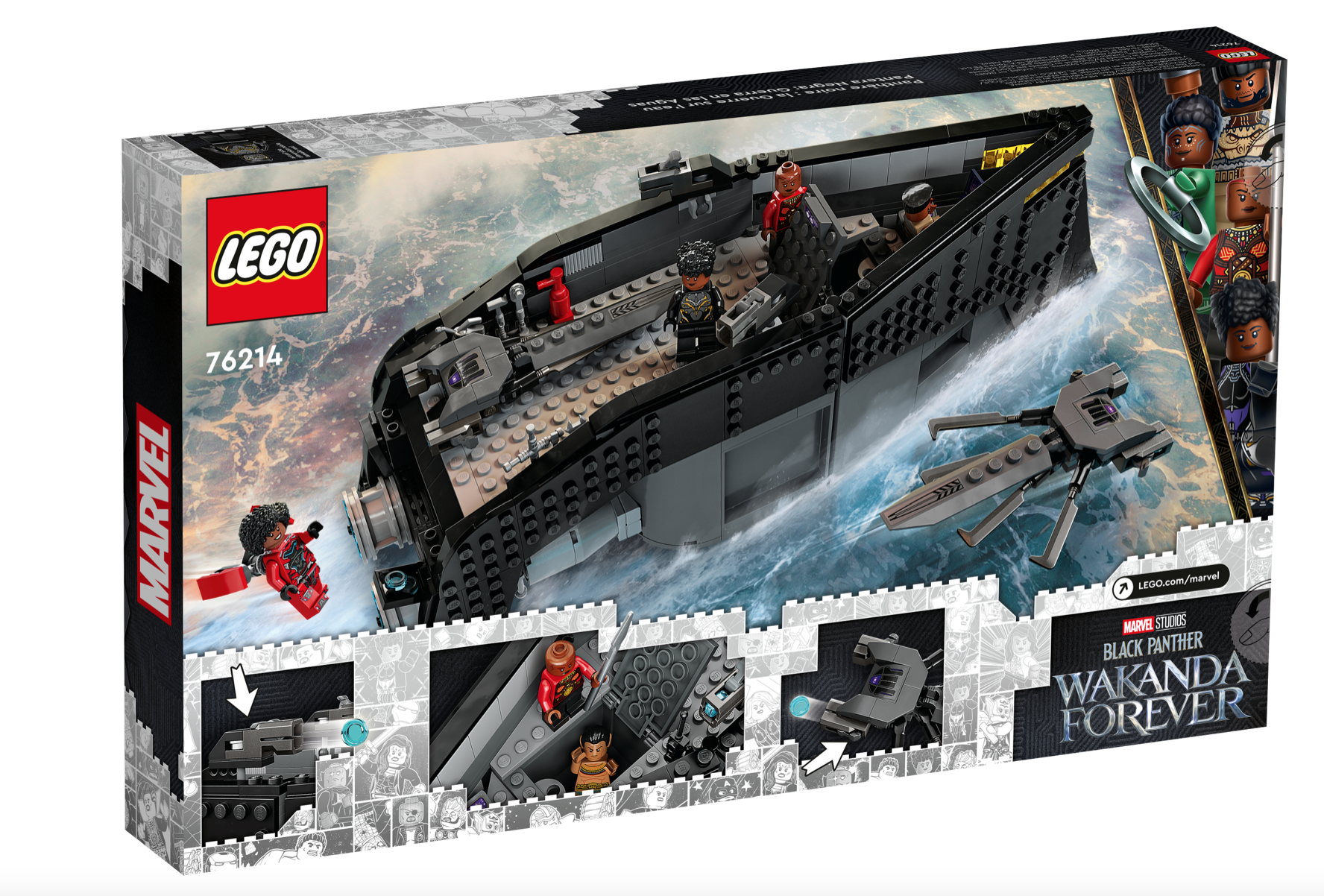 [飛米樂高積木磚賣店] 預購 LEGO 76214 Marvel (黑豹2：瓦干達萬歲) 水上之戰