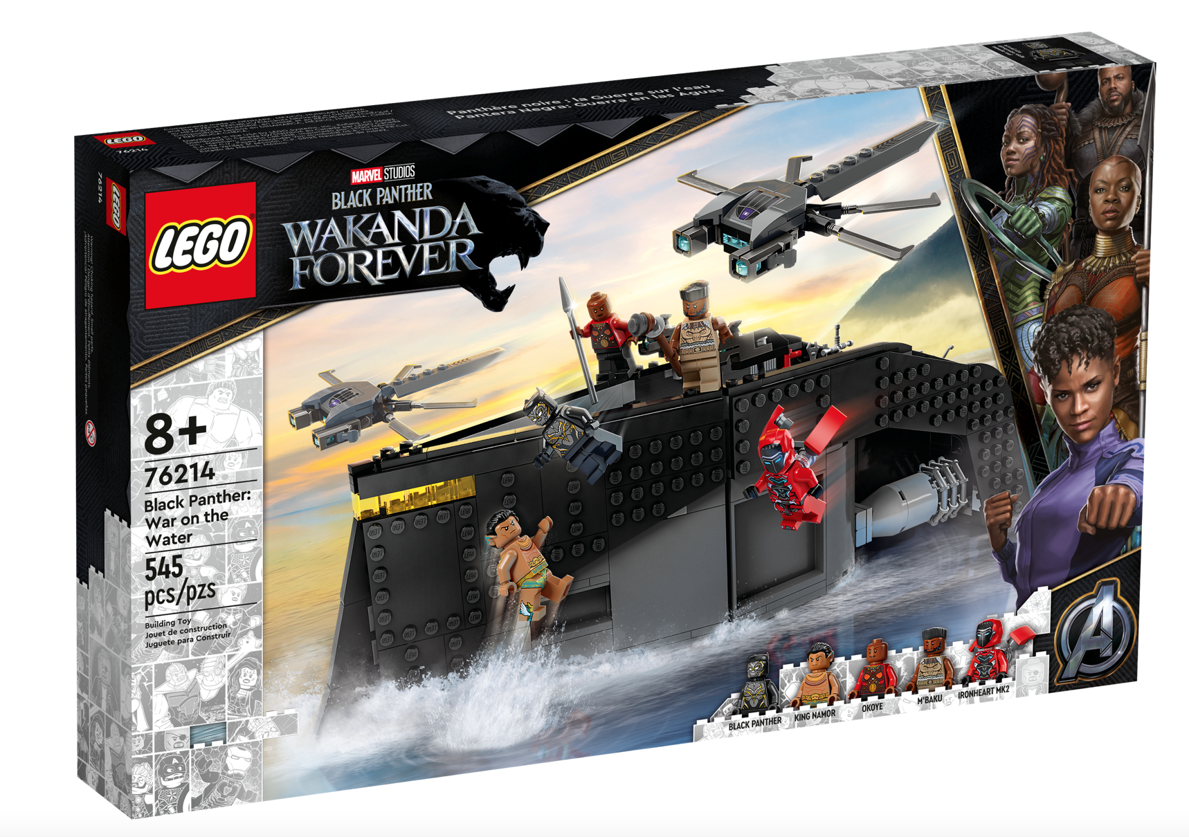[飛米樂高積木磚賣店] 預購 LEGO 76214 Marvel (黑豹2：瓦干達萬歲) 水上之戰
