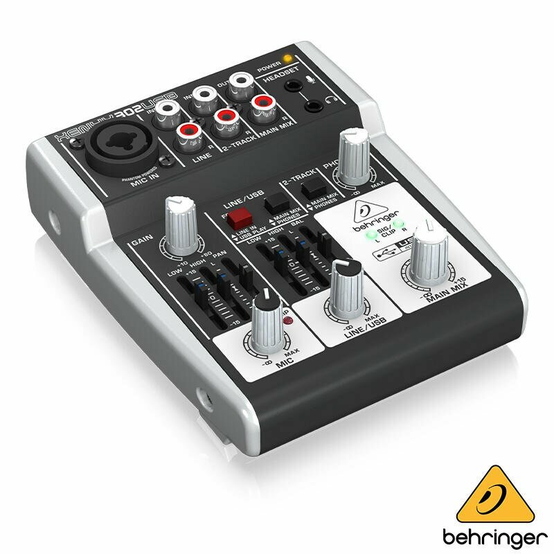 Behringer XENYX 系列 302USB 迷你混音器 錄音介面