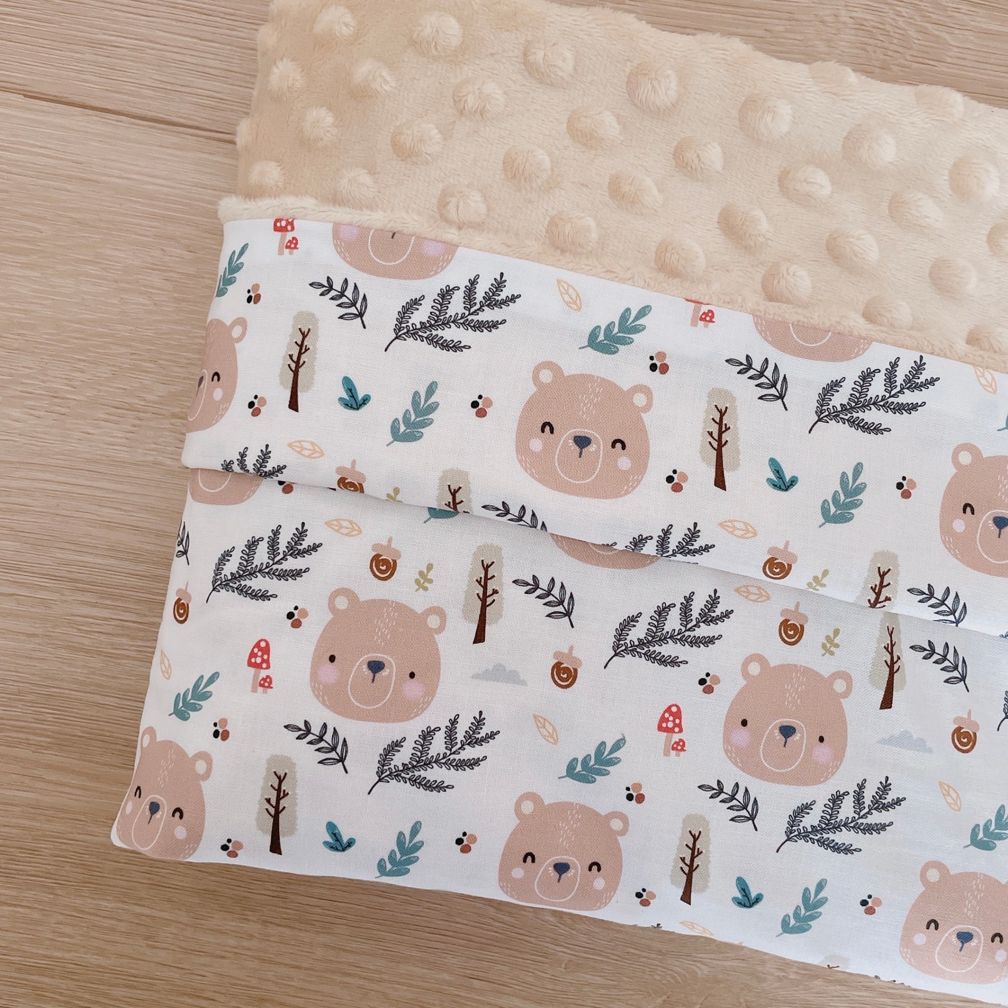 Hi Y.P store-舒眠毯-獨家設計款森林棕熊