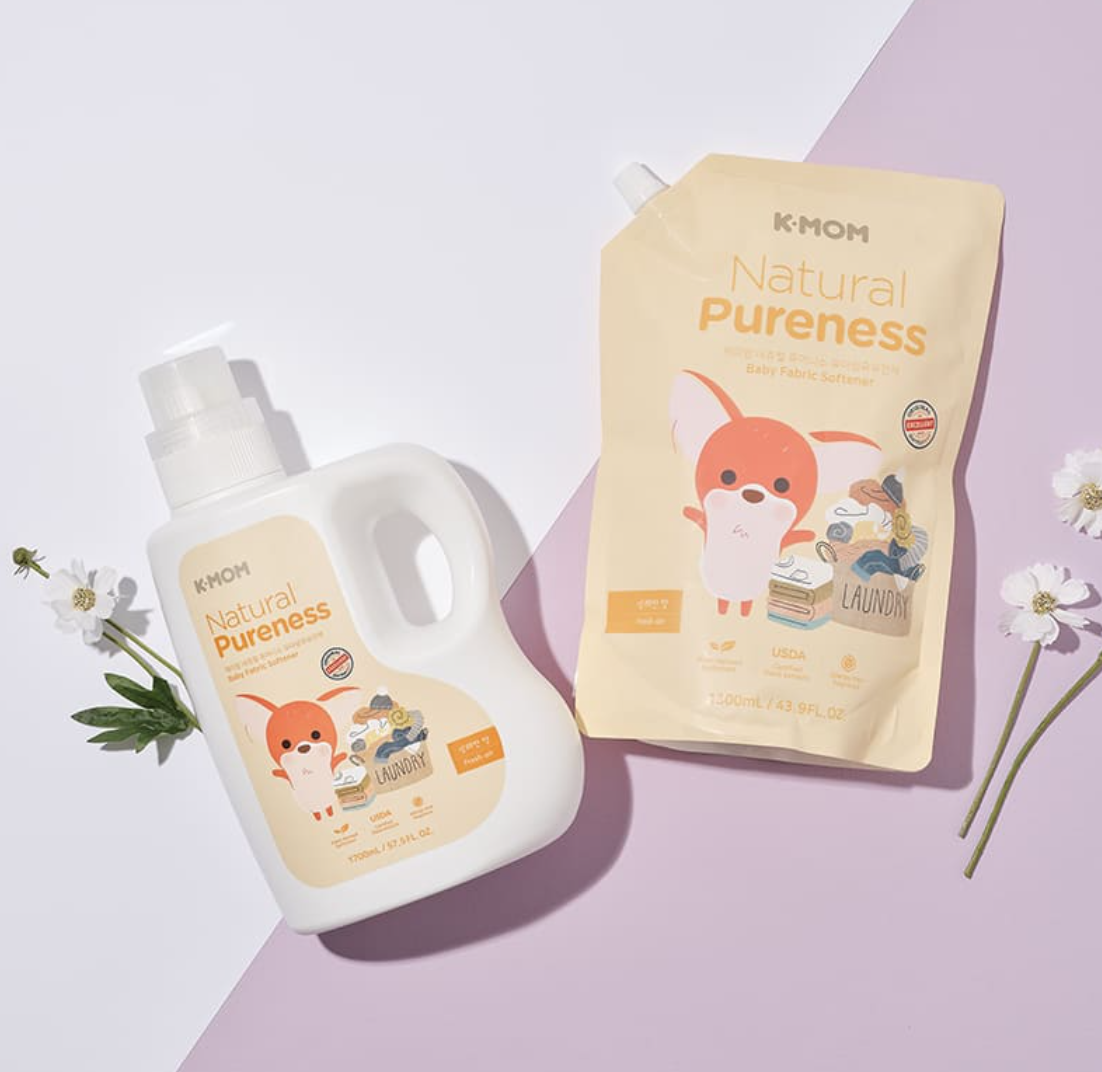 K-MOM - 有機柔順劑(補充裝) -  1300ml