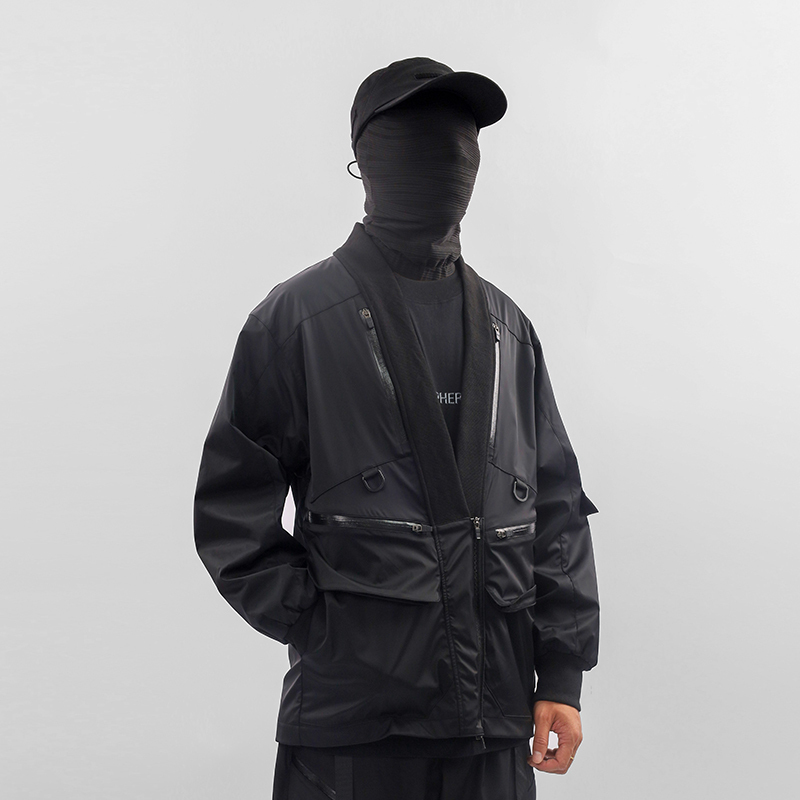 WHYWORKS 機能道袍防水中式戶外夾克