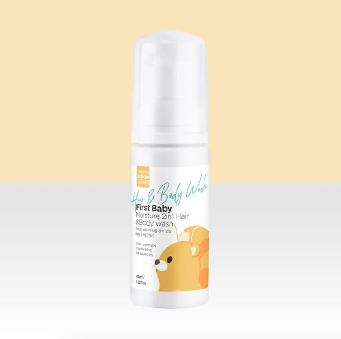 K-MOM - 2 合1 洗髪沐浴泡泡 - 290ml