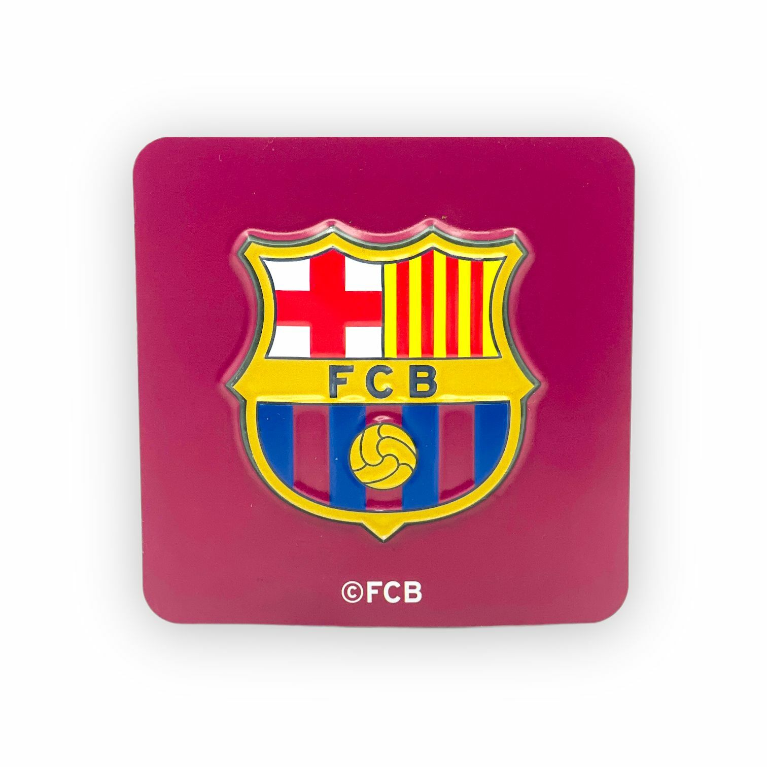 巴塞隆拿方形會徽磁石貼