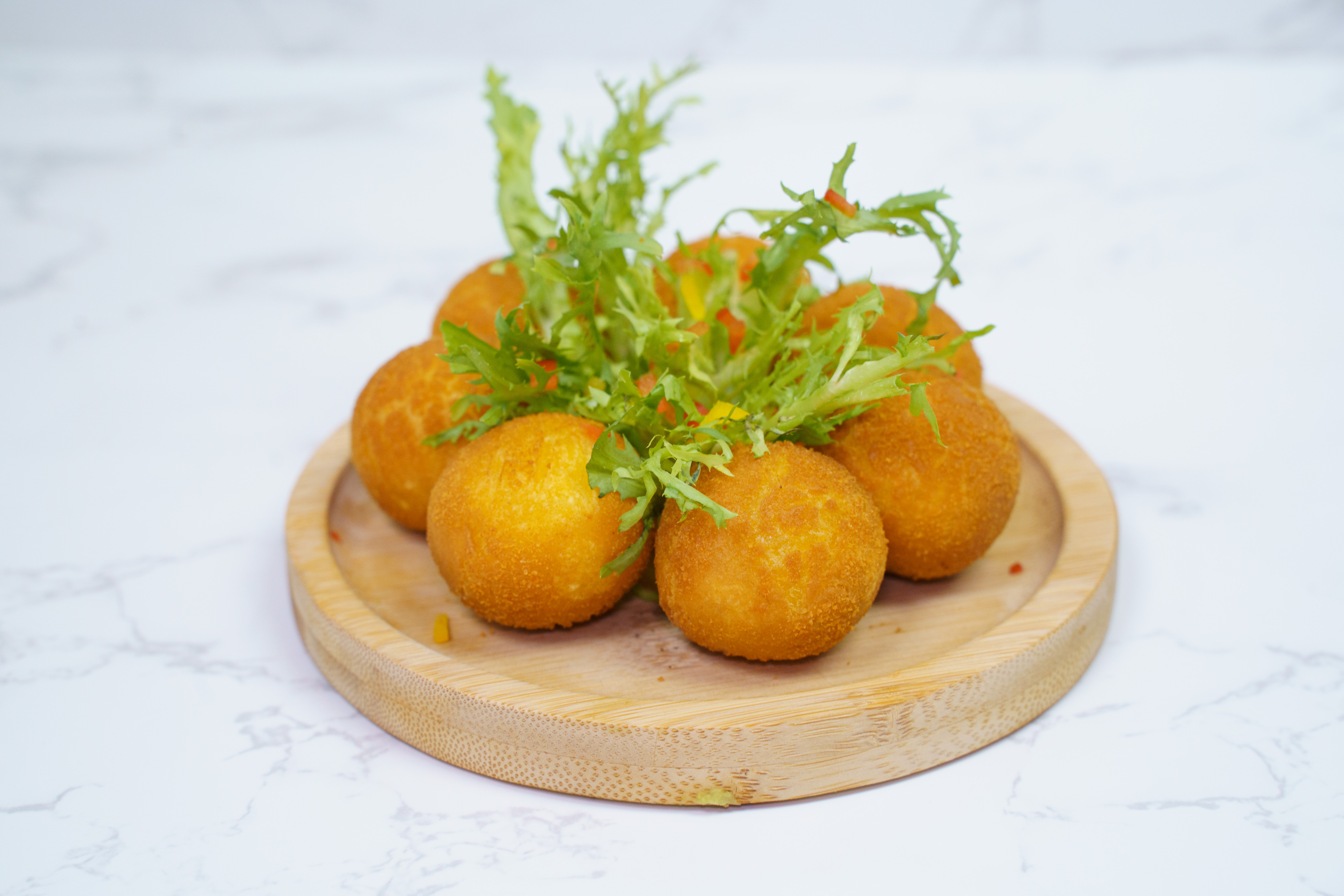 炸南⽠⾹芋丸 (12粒)