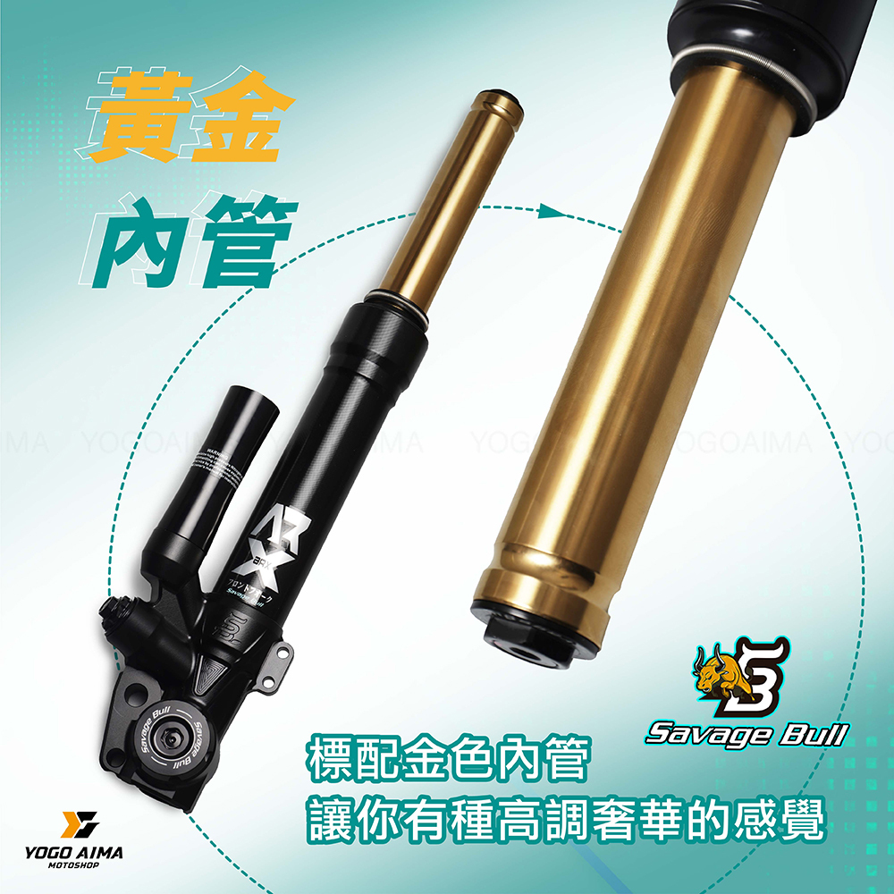 野蠻公牛 ARX 經典版 客製化避震器 前叉
