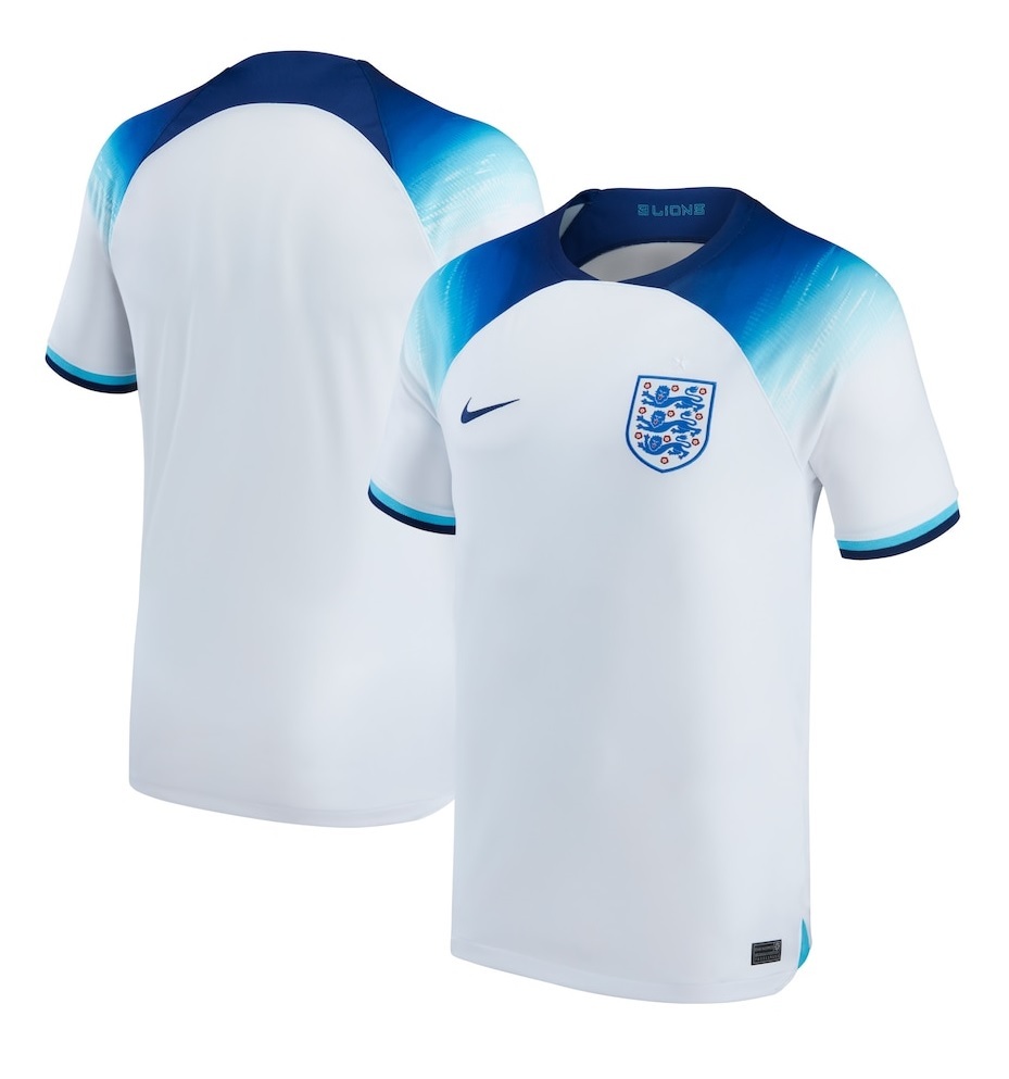2022世界杯英格蘭國家隊主場球迷版球衣