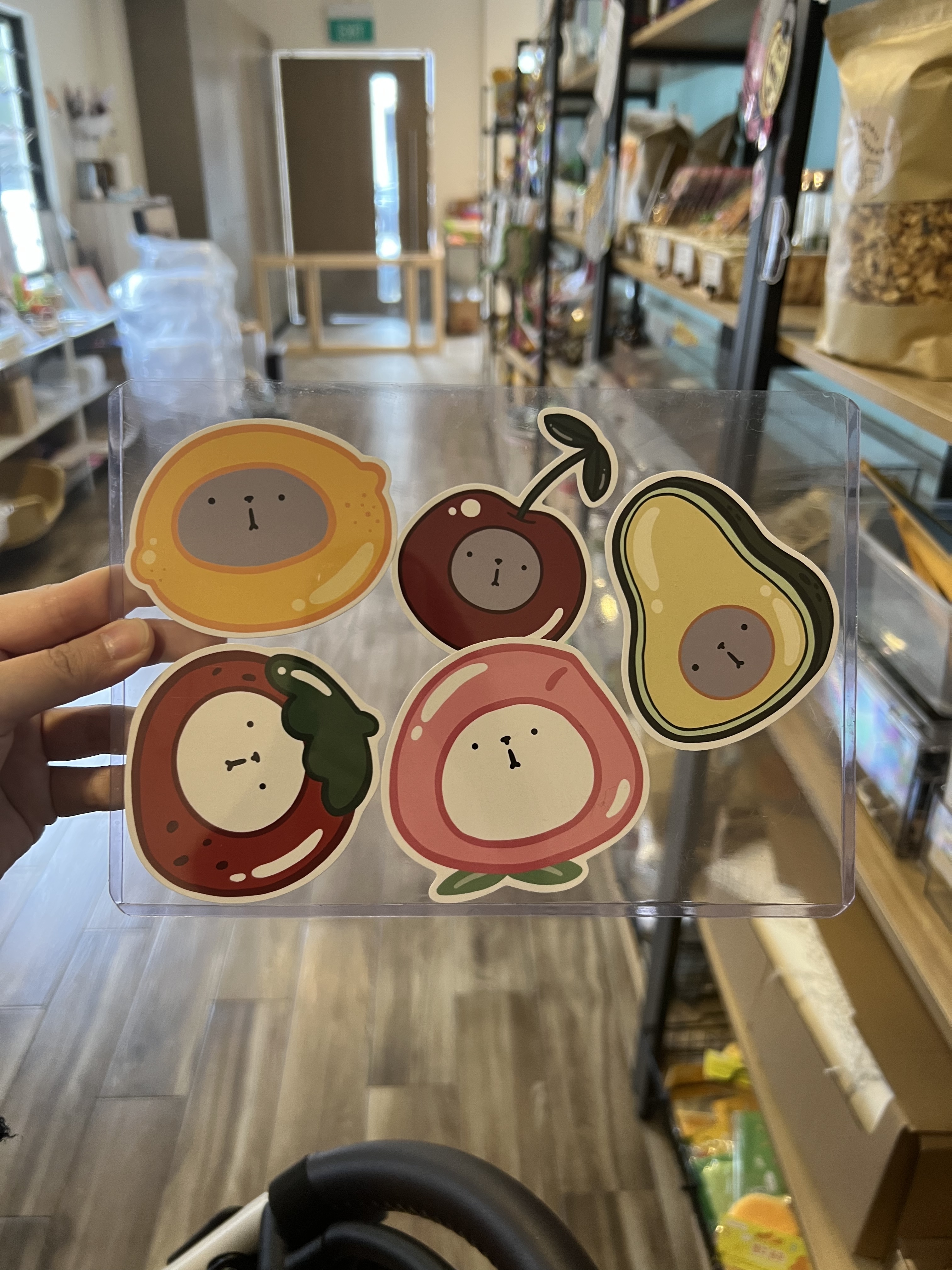 Japanese Fruits Sticker Set of 5