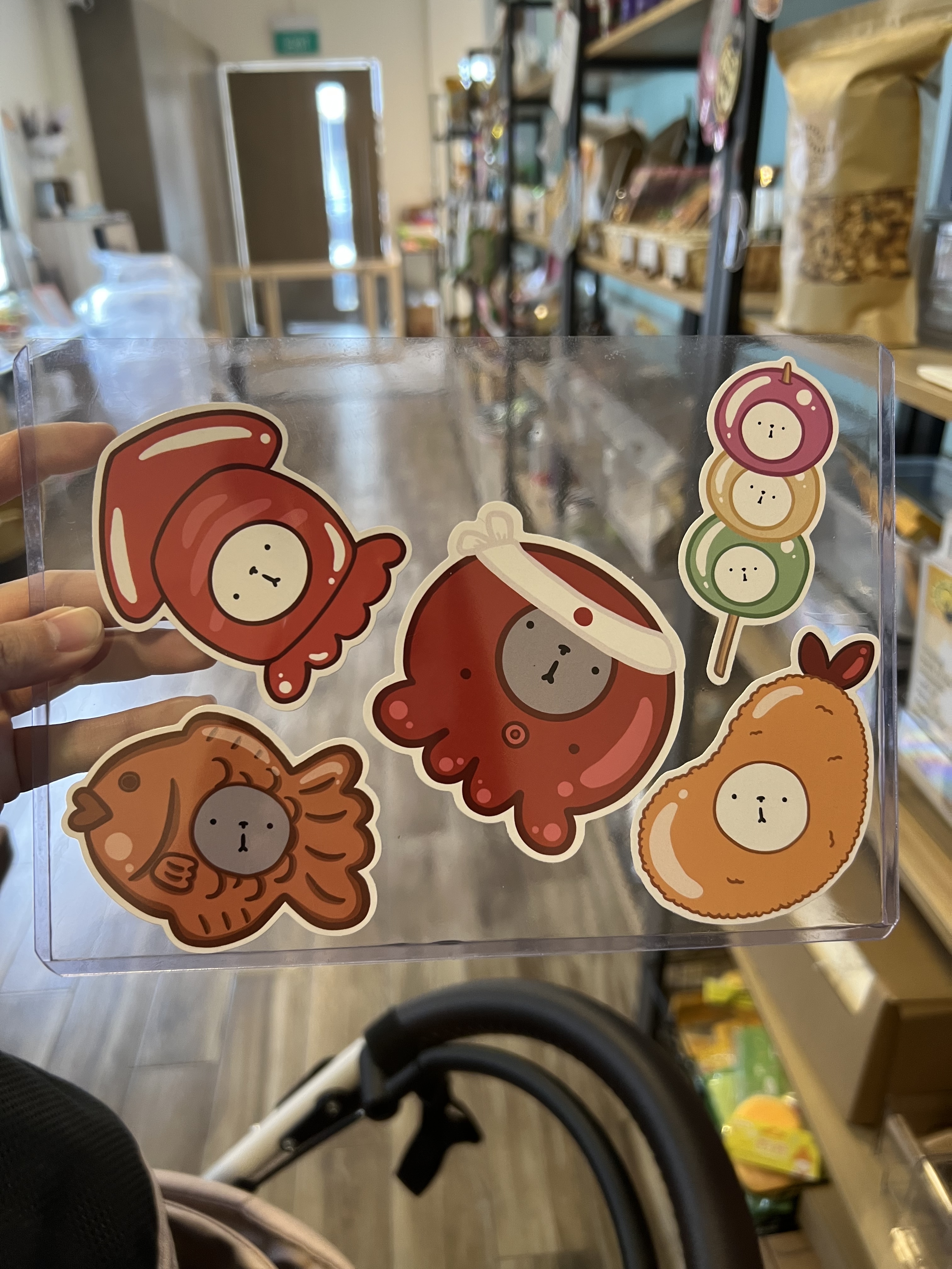 Japanese Snack Sticker Set of 5